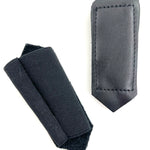 Black Leather/Nylon Strap Buckle Covers