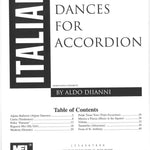 Italian Folk Dances for Accordion