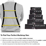 MURLSTRAP Adjustable Accordion Back Strap